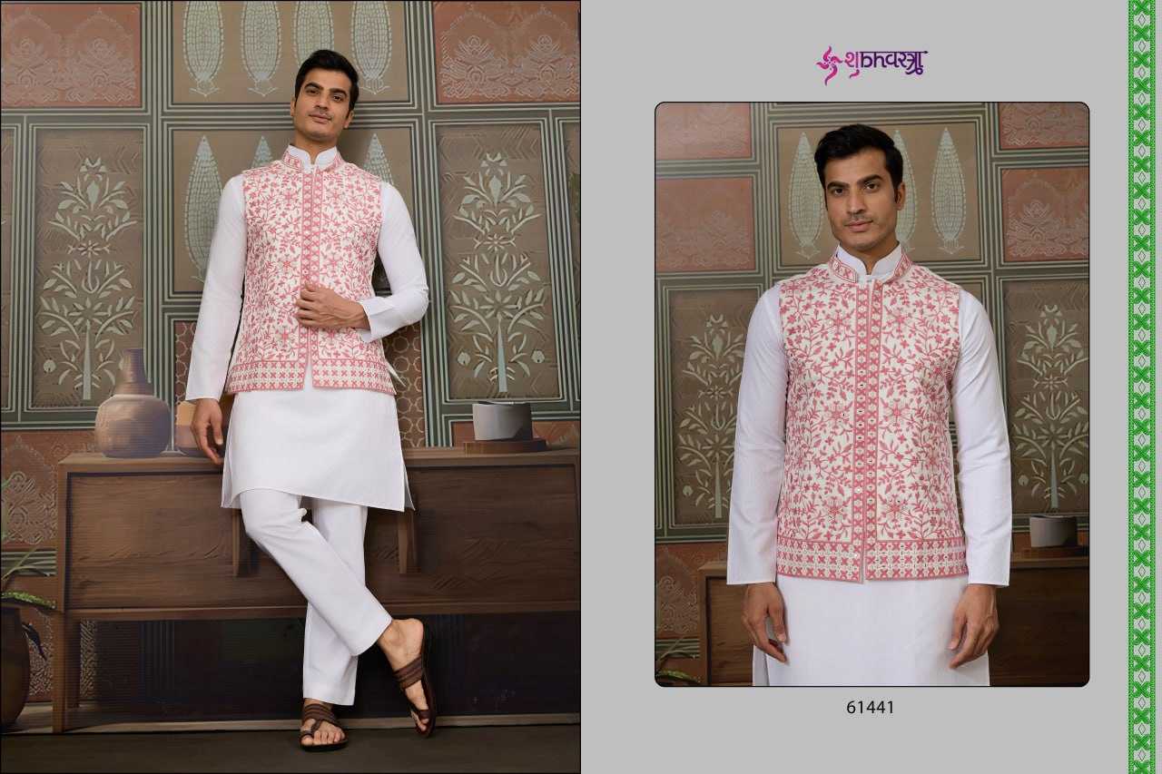 Silk Kurta Set with Jacket