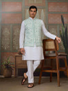 Silk Kurta Set with Jacket