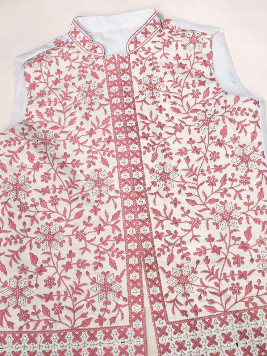Silk Kurta Set with Jacket