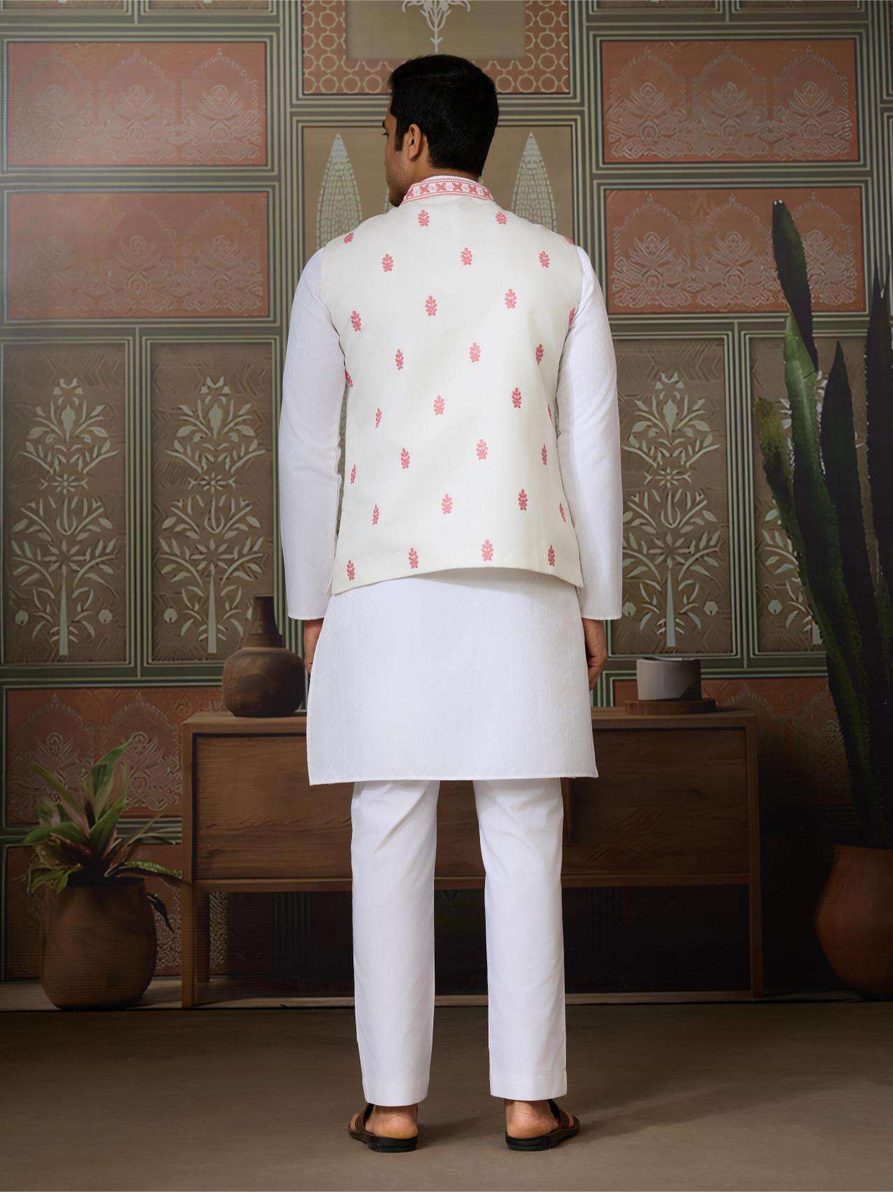 Silk Kurta Set with Jacket