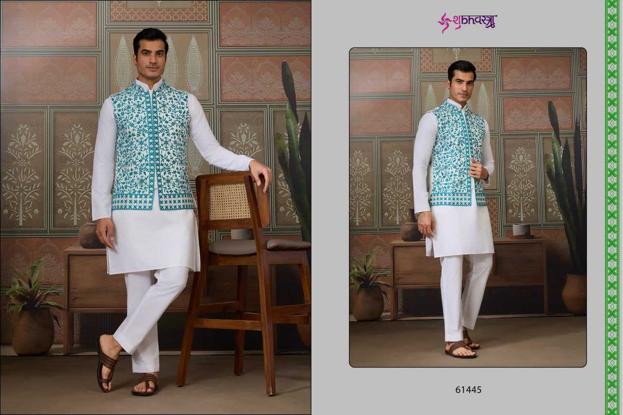 Silk Kurta Set with Jacket