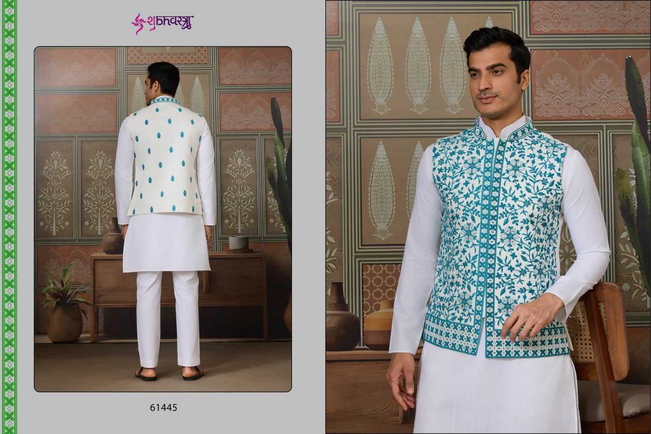 Silk Kurta Set with Jacket