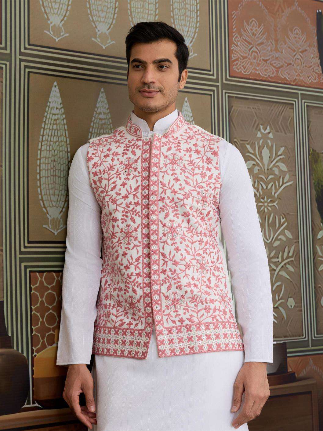 Silk Kurta Set with Jacket