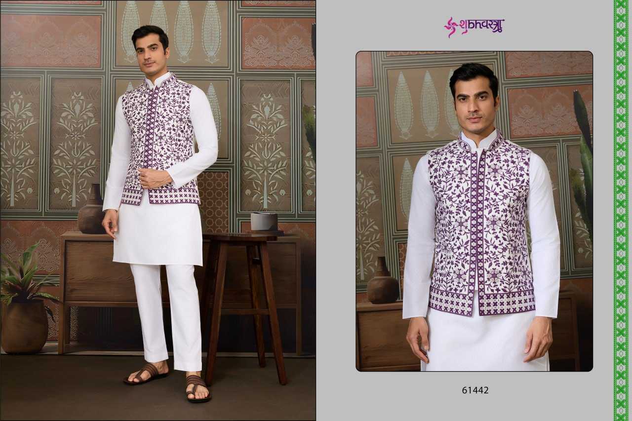 Silk Kurta Set with Jacket