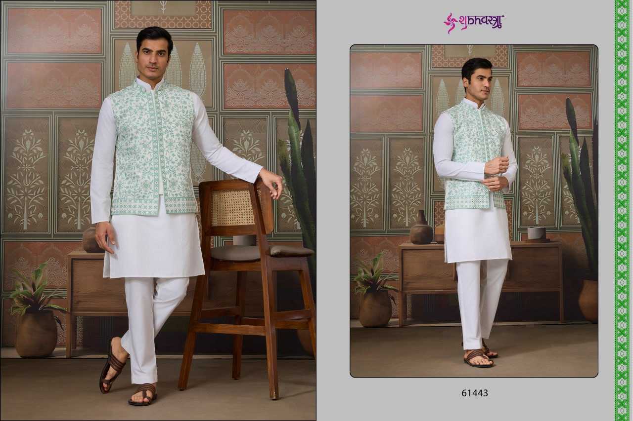 Silk Kurta Set with Jacket
