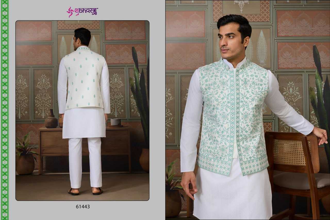 Silk Kurta Set with Jacket
