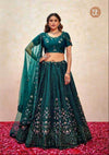 Luxury Silk Embroidered Lehenga for Elegant Celebrations - MYLUXURY LANE ENTERPRISE