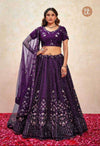 Luxury Silk Embroidered Lehenga for Elegant Celebrations - MYLUXURY LANE ENTERPRISE