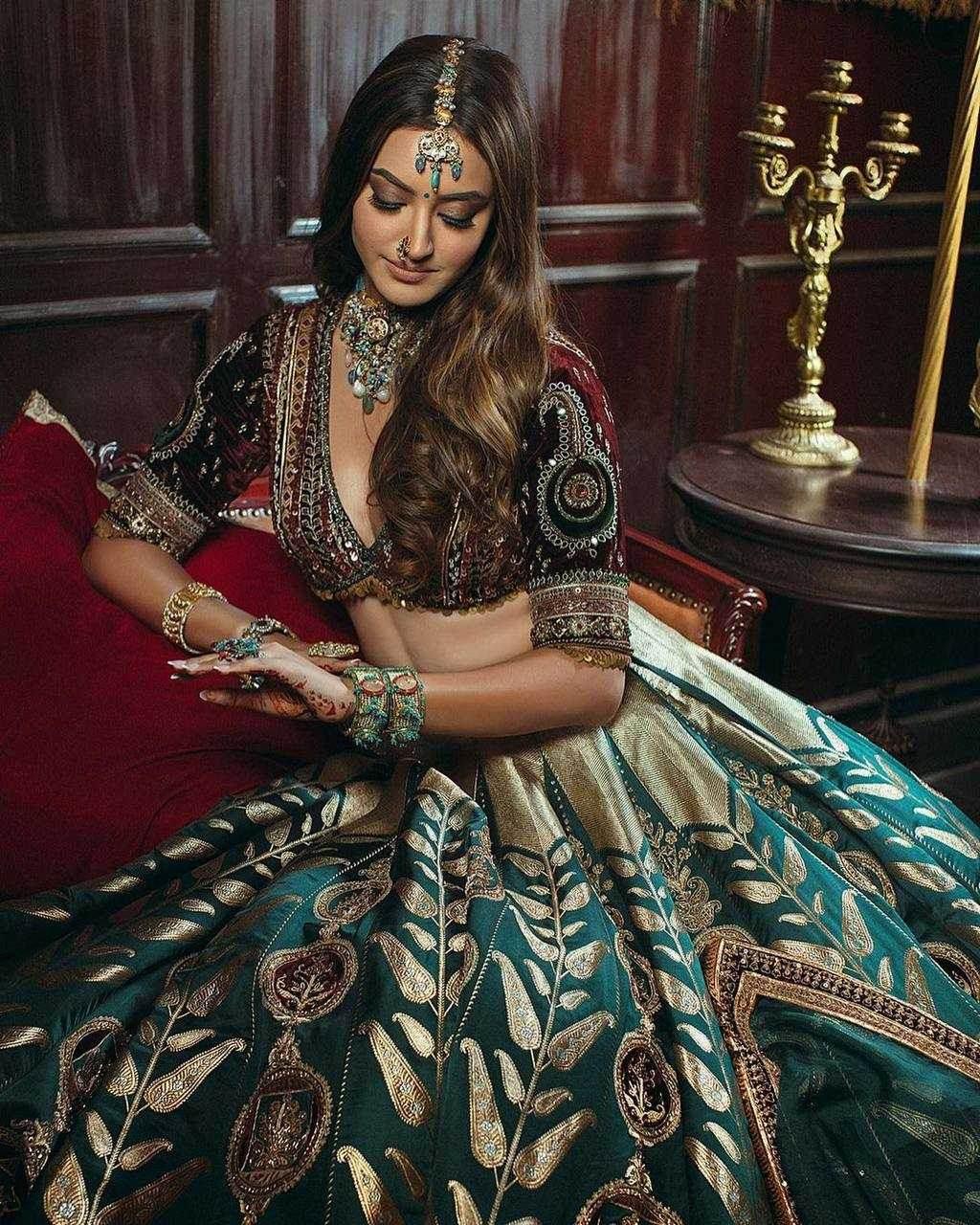 Silk Zari Work Sequins Lehenga for Festive Occasions - MYLUXURY LANE ENTERPRISE