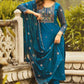 Slub Reyon Embroidery Palazzo Suit - MYLUXURY LANE ENTERPRISE