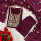 Slub Reyon Embroidery Palazzo Suit - MYLUXURY LANE ENTERPRISE