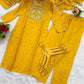 Slub Reyon Embroidery Palazzo Suit - MYLUXURY LANE ENTERPRISE