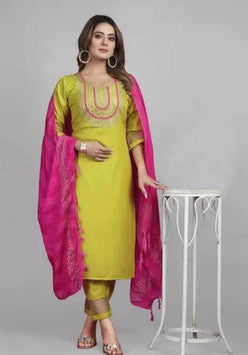 Reyon Embroidered Kurti - MYLUXURY LANE ENTERPRISE