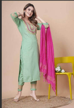 Reyon Embroidered Kurti - MYLUXURY LANE ENTERPRISE