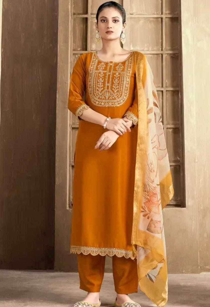 Rayon Embroidered Kurti - MYLUXURY LANE ENTERPRISE
