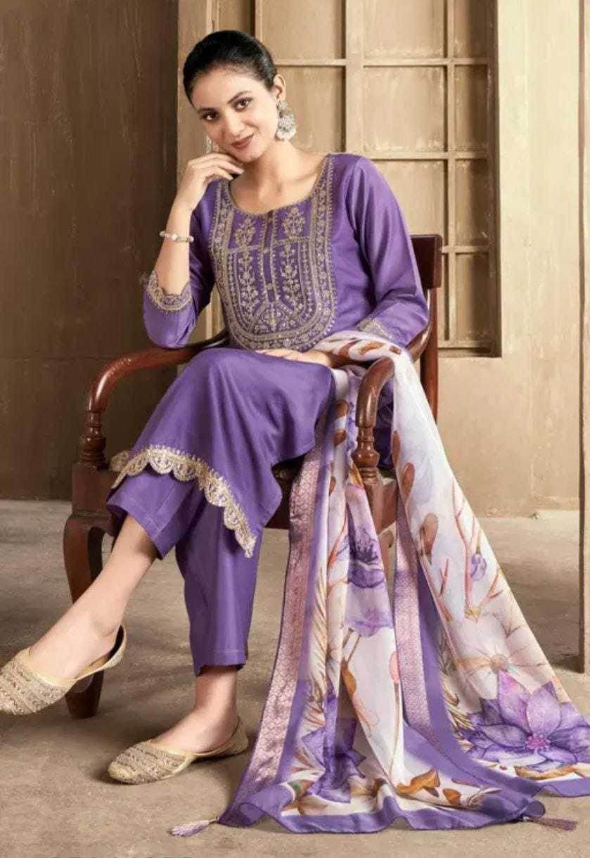 Rayon Embroidered Kurti - MYLUXURY LANE ENTERPRISE