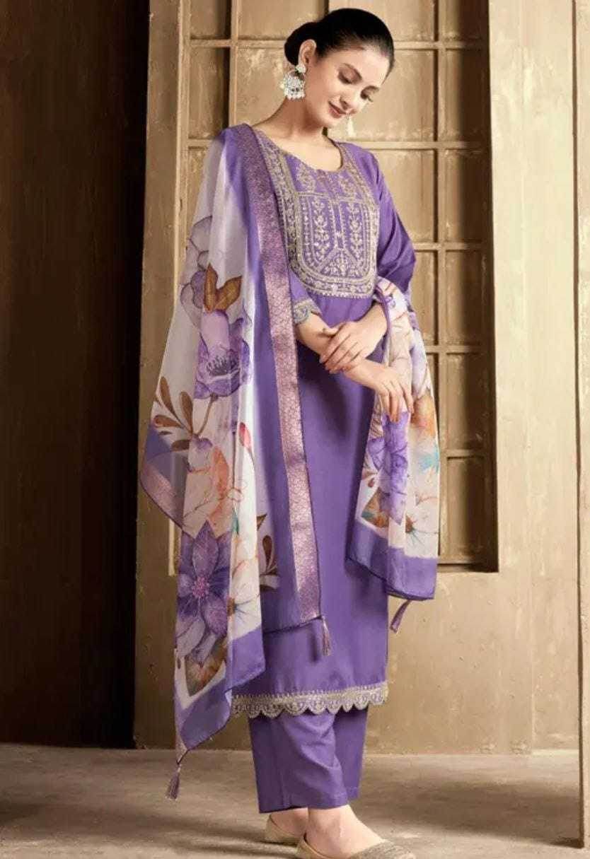 Rayon Embroidered Kurti - MYLUXURY LANE ENTERPRISE