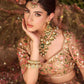 Slub Silk Embroidered Lehenga - MYLUXURY LANE ENTERPRISE