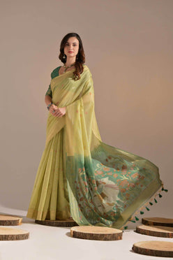 Cotton Zari Sarees Manufacturer - MYLUXURY LANE ENTERPRISE