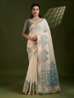 Soft Cotton Kalamkari Traditional Sarees - MYLUXURY LANE ENTERPRISE