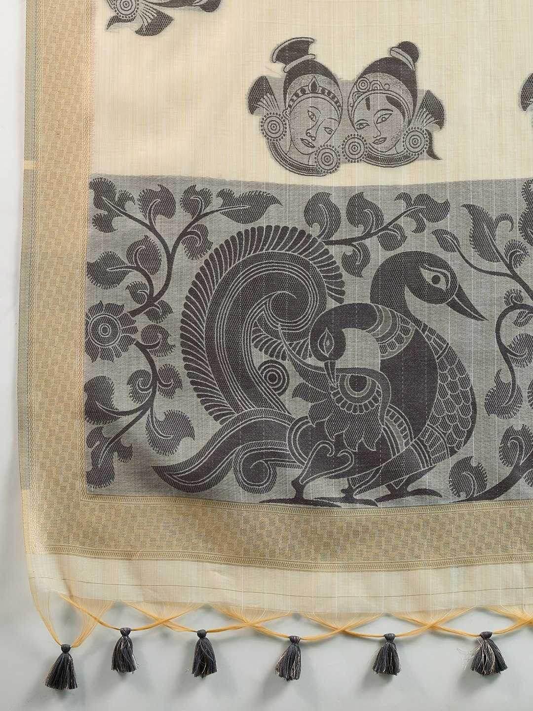 Soft Cotton Kalamkari Traditional Sarees - MYLUXURY LANE ENTERPRISE