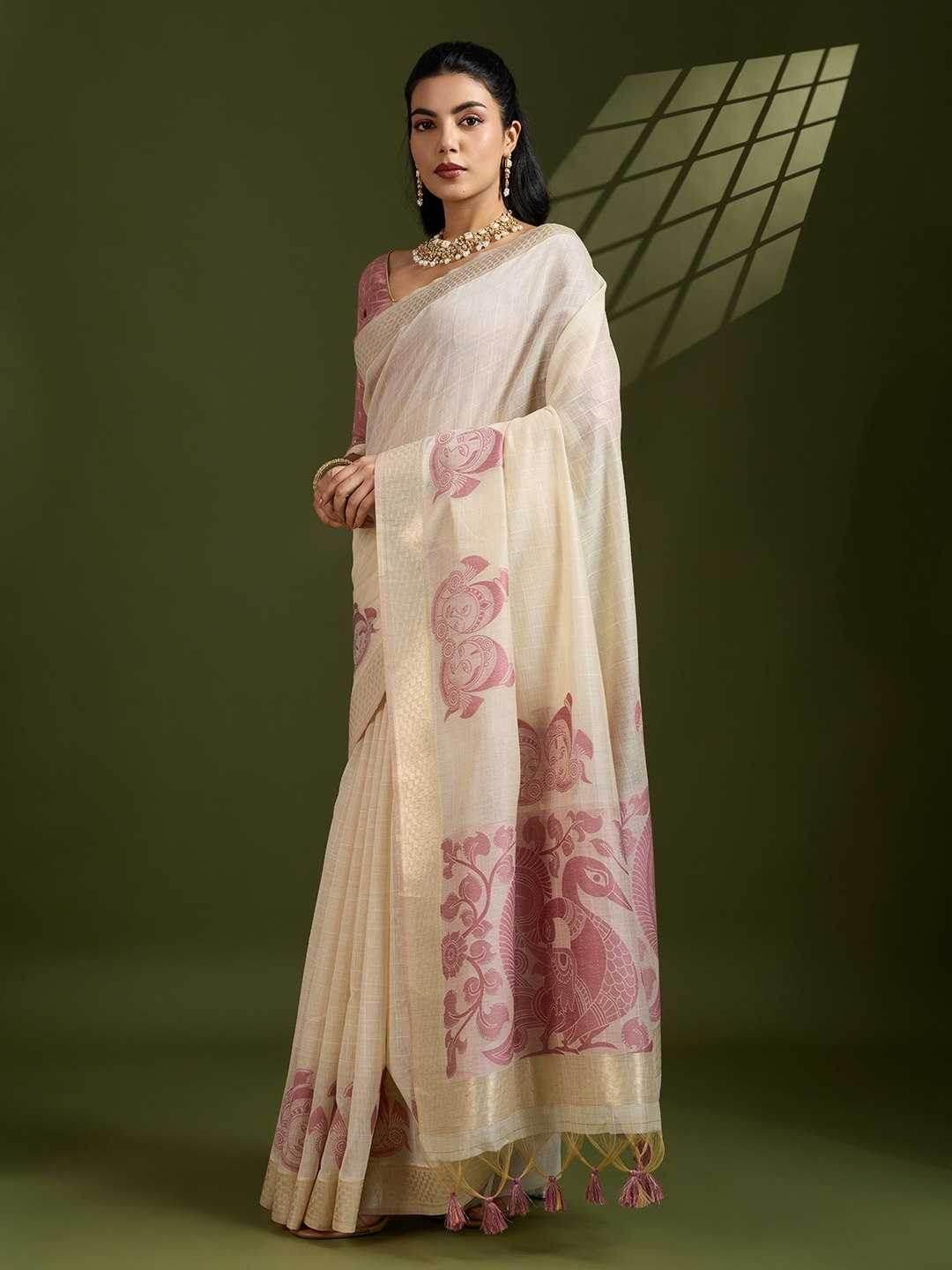 Soft Cotton Kalamkari Traditional Sarees - MYLUXURY LANE ENTERPRISE
