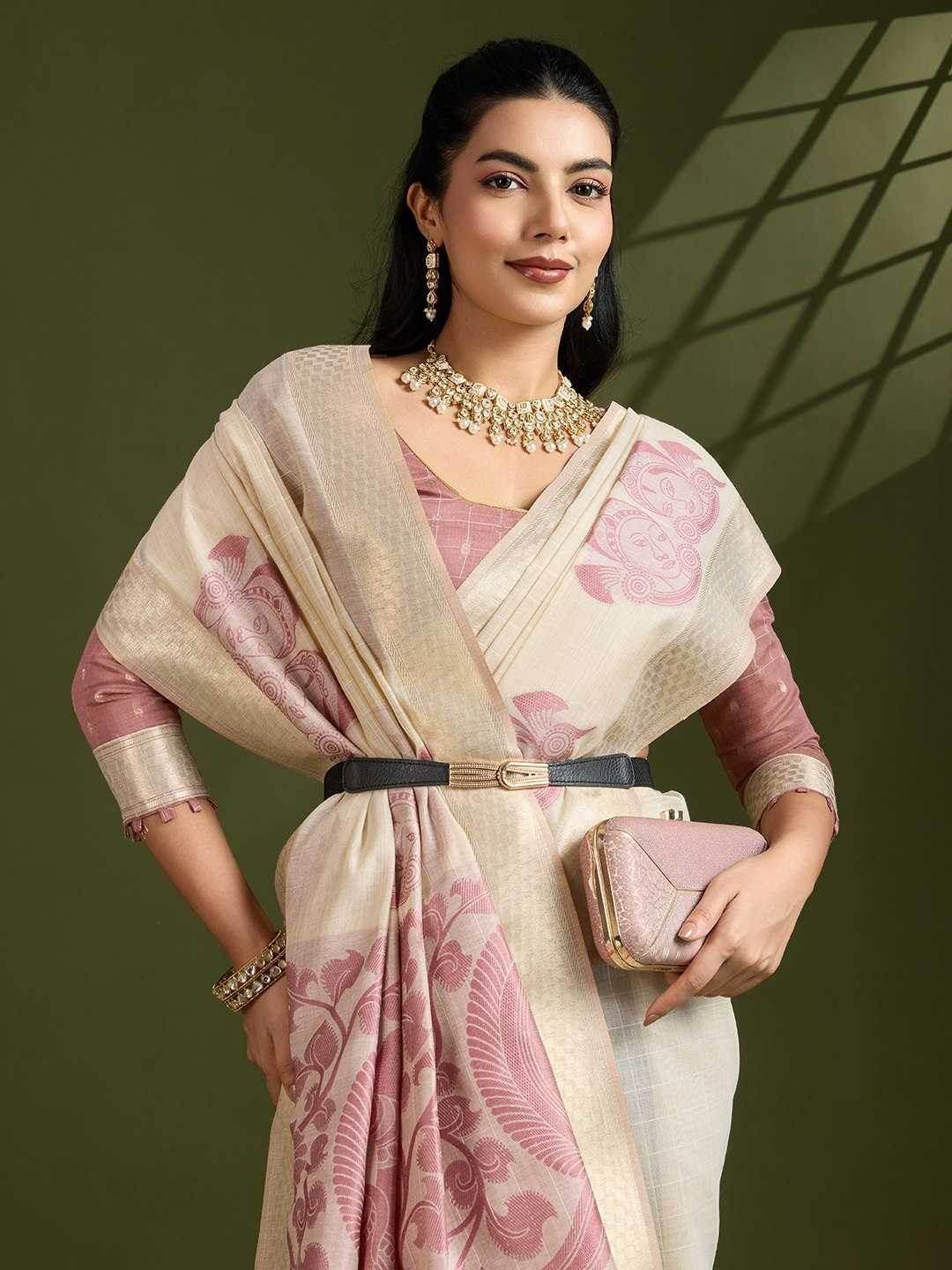 Soft Cotton Kalamkari Traditional Sarees - MYLUXURY LANE ENTERPRISE