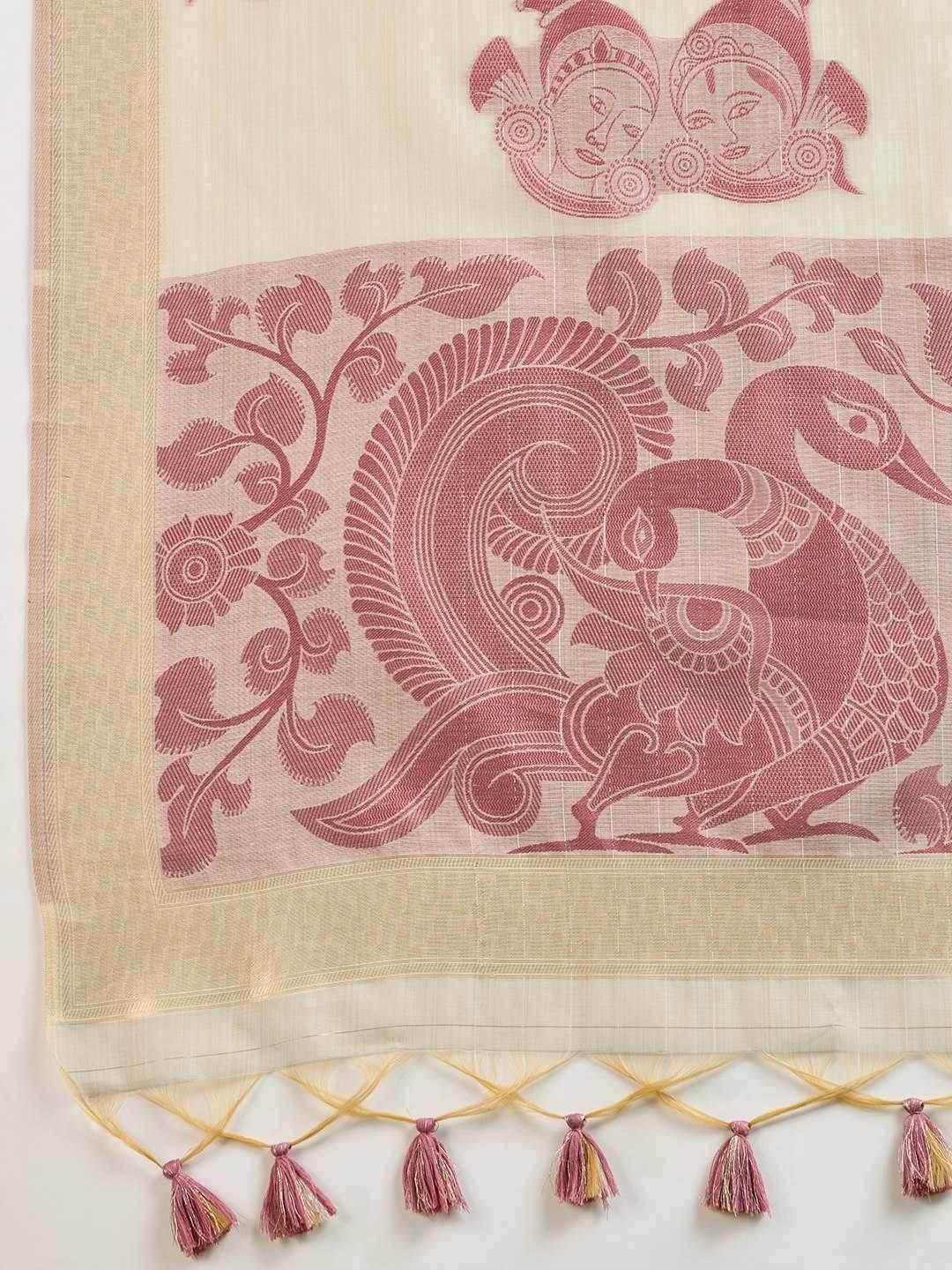 Soft Cotton Kalamkari Traditional Sarees - MYLUXURY LANE ENTERPRISE