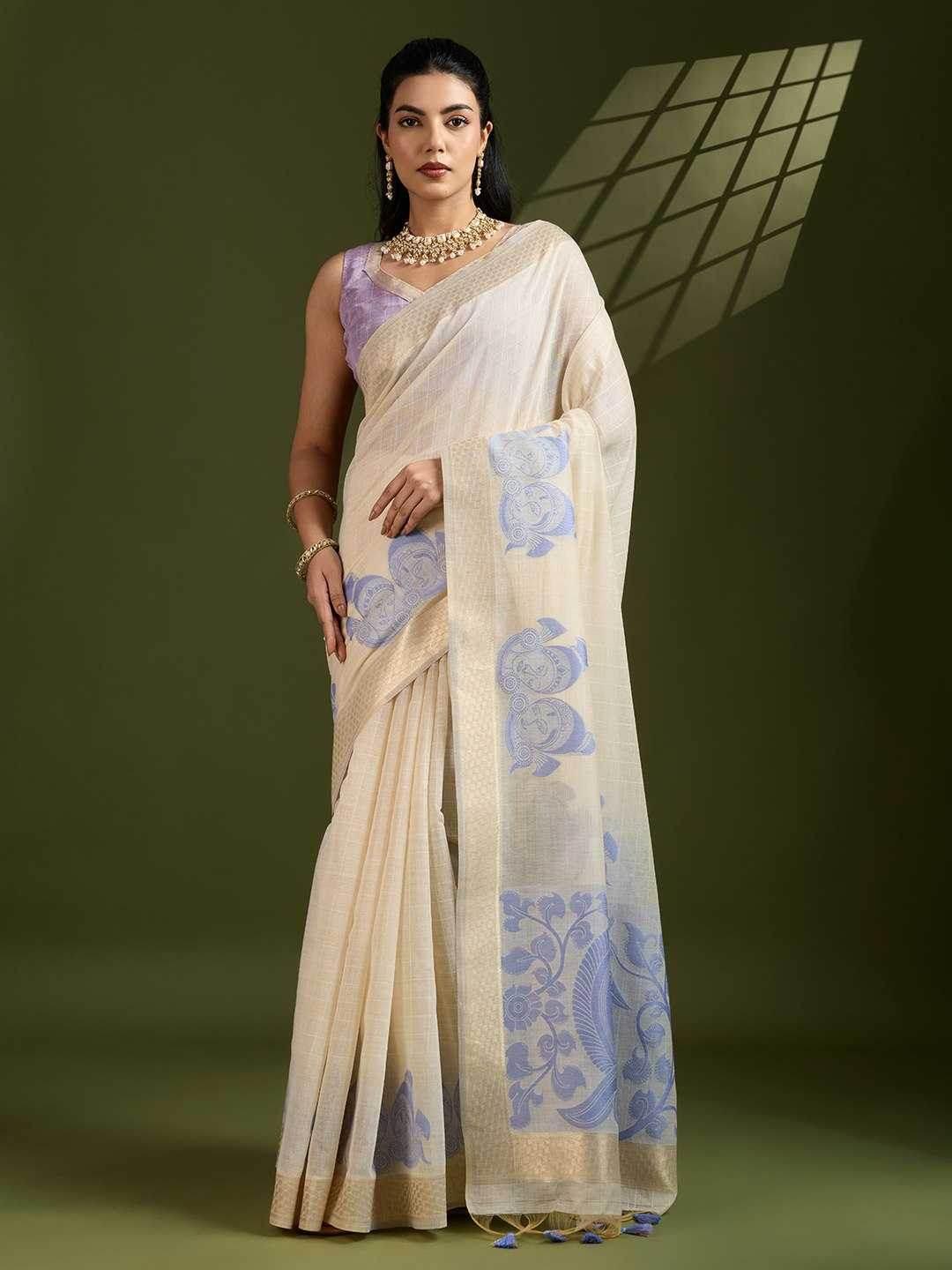 Soft Cotton Kalamkari Traditional Sarees - MYLUXURY LANE ENTERPRISE