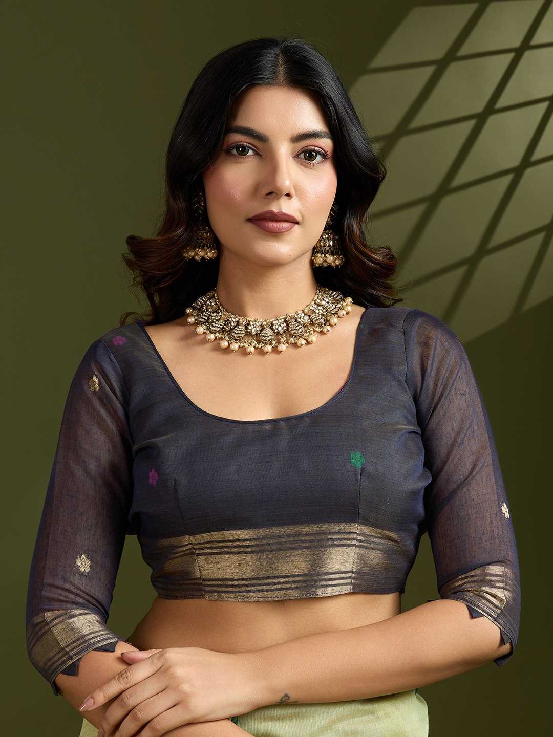 Soft Cotton  PAITHANI Zari Saree