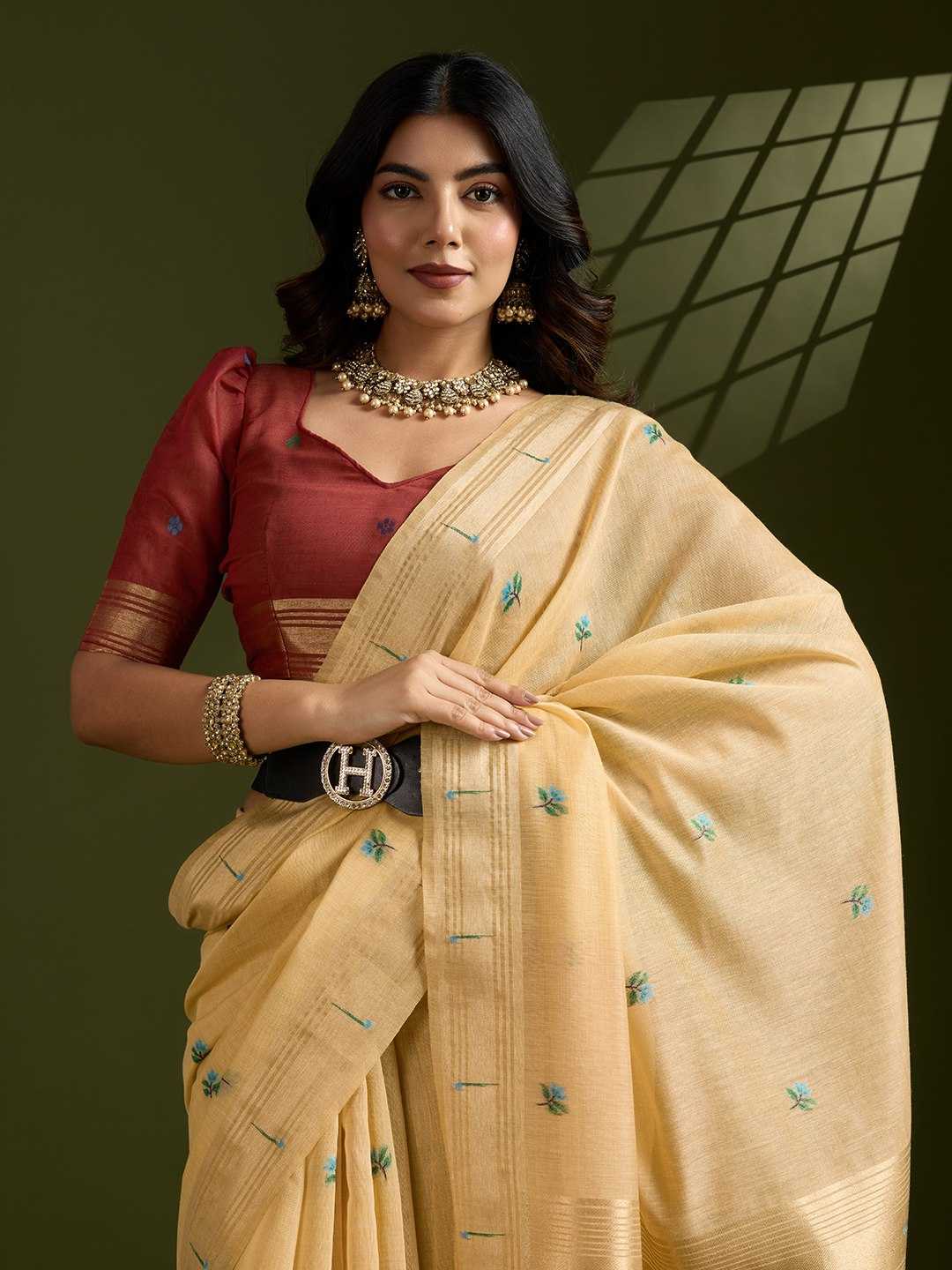 Soft Cotton  PAITHANI Zari Saree