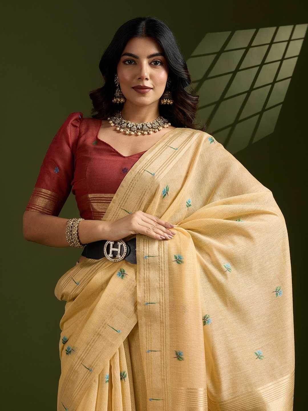Soft Cotton PAITHANI Zari Saree - MYLUXURY LANE ENTERPRISE
