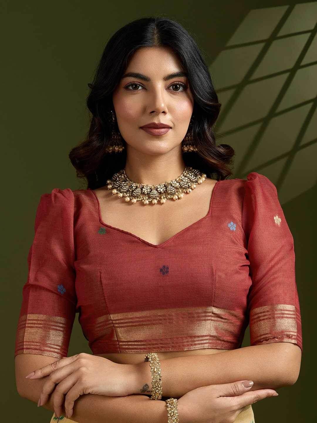 Soft Cotton PAITHANI Zari Saree - MYLUXURY LANE ENTERPRISE