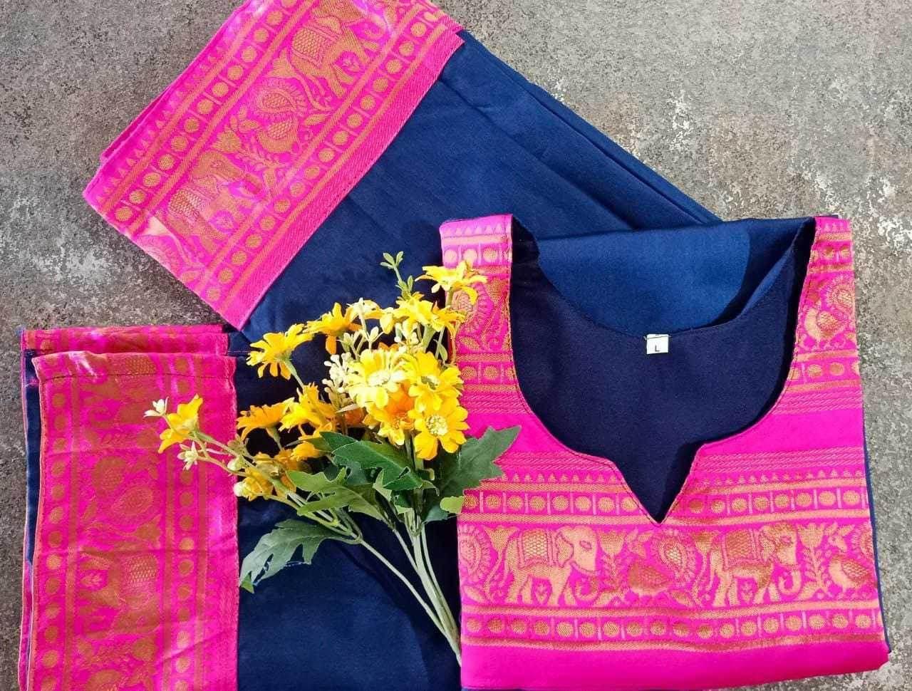 Soft Cotton Printed Round Neck Kurti - MYLUXURY LANE ENTERPRISE