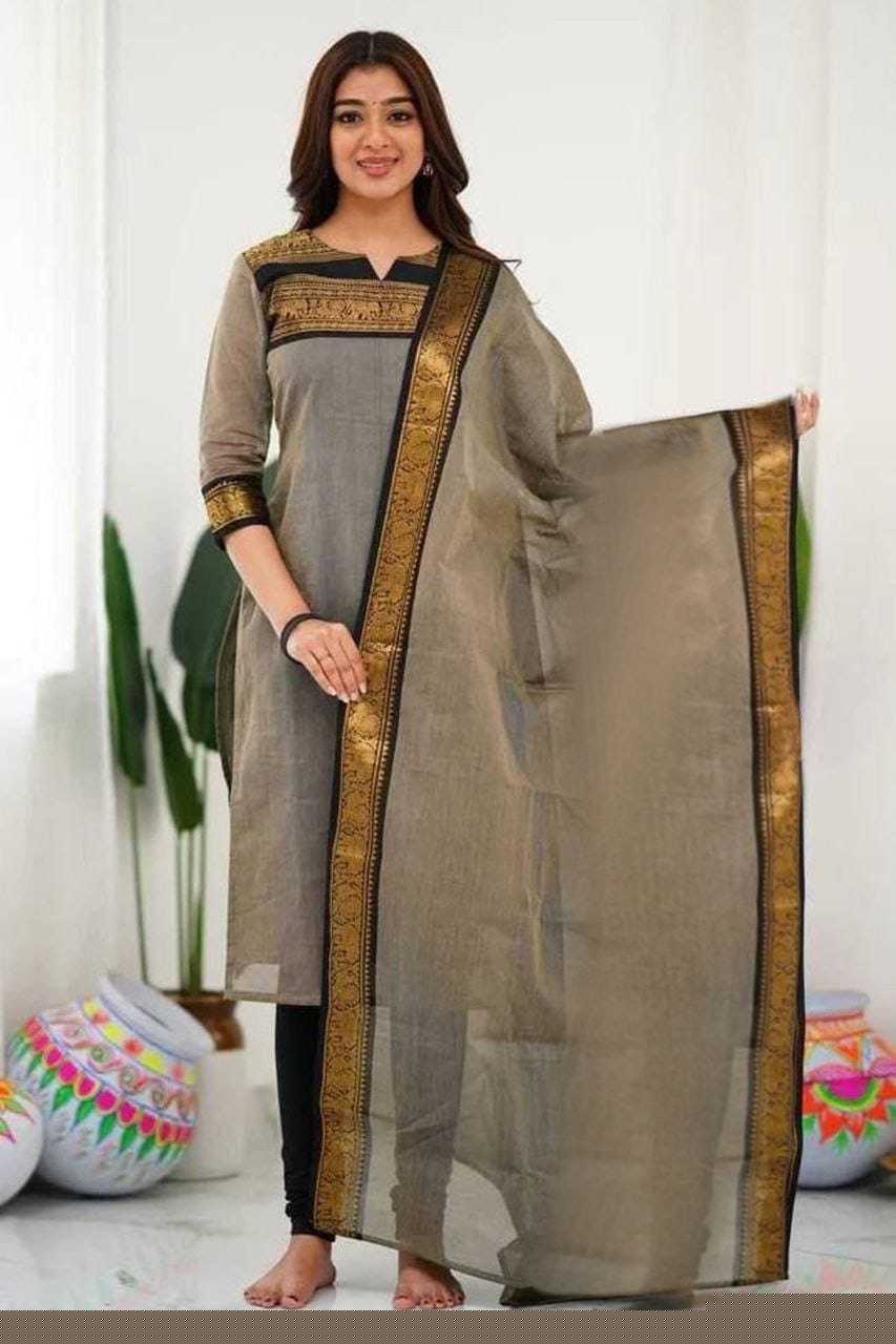 Soft Cotton Printed Round Neck Kurti - MYLUXURY LANE ENTERPRISE