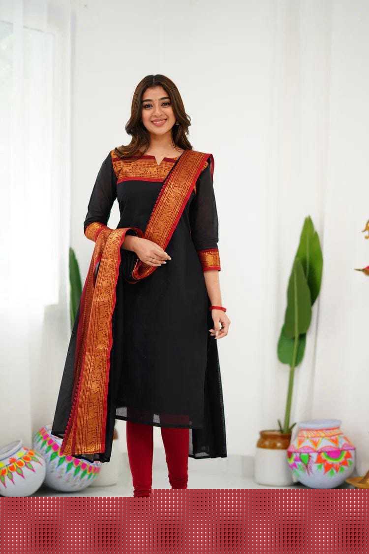 Soft Cotton Printed Round Neck Kurti - MYLUXURY LANE ENTERPRISE