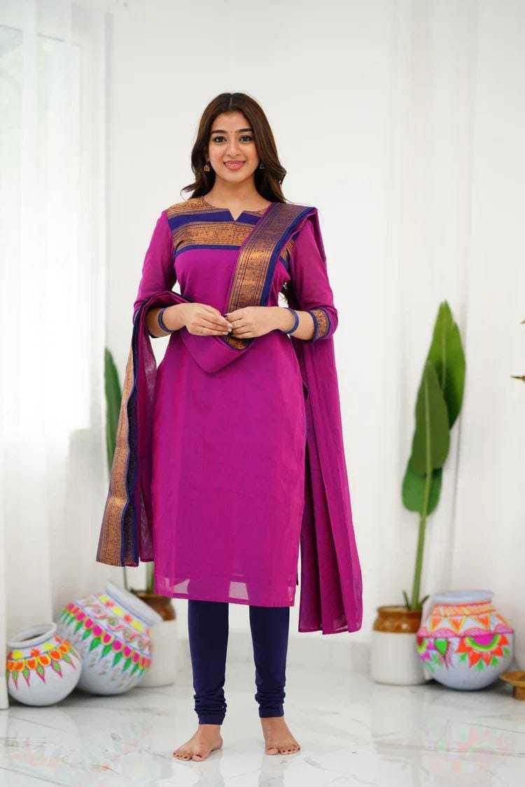 Soft Cotton Printed Round Neck Kurti - MYLUXURY LANE ENTERPRISE