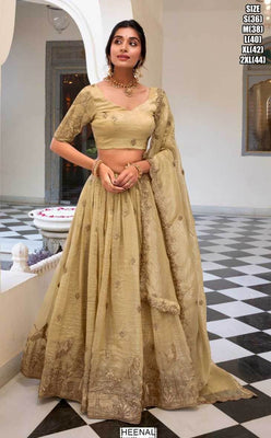 Embroidered Designer Lehenga Choli for Festive Elegance - MYLUXURY LANE ENTERPRISE