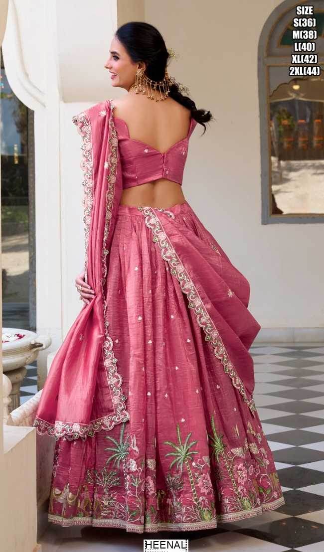 Embroidered Designer Lehenga Choli for Festive Elegance - MYLUXURY LANE ENTERPRISE