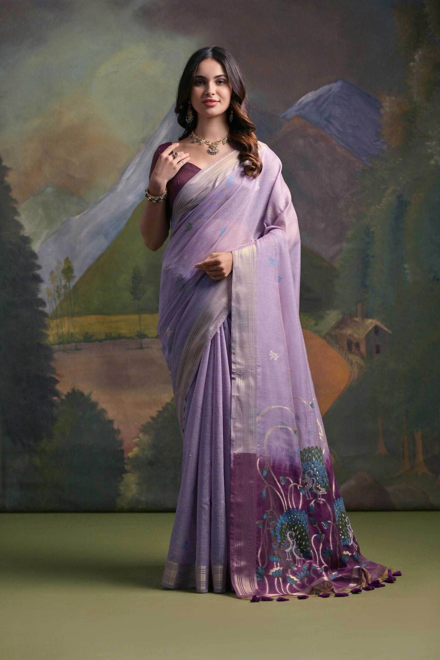 Muga Silk Traditional Sarees - MYLUXURY LANE ENTERPRISE
