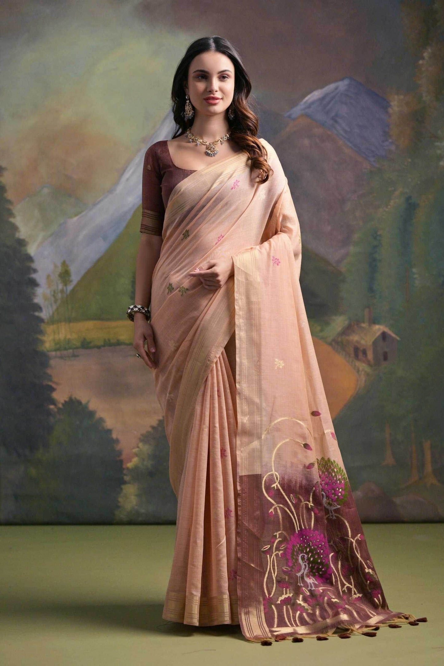 Muga Silk Traditional Sarees - MYLUXURY LANE ENTERPRISE