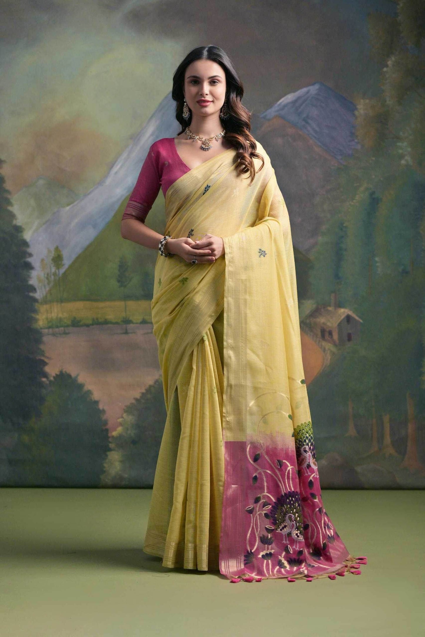 Muga Silk Traditional Sarees - MYLUXURY LANE ENTERPRISE