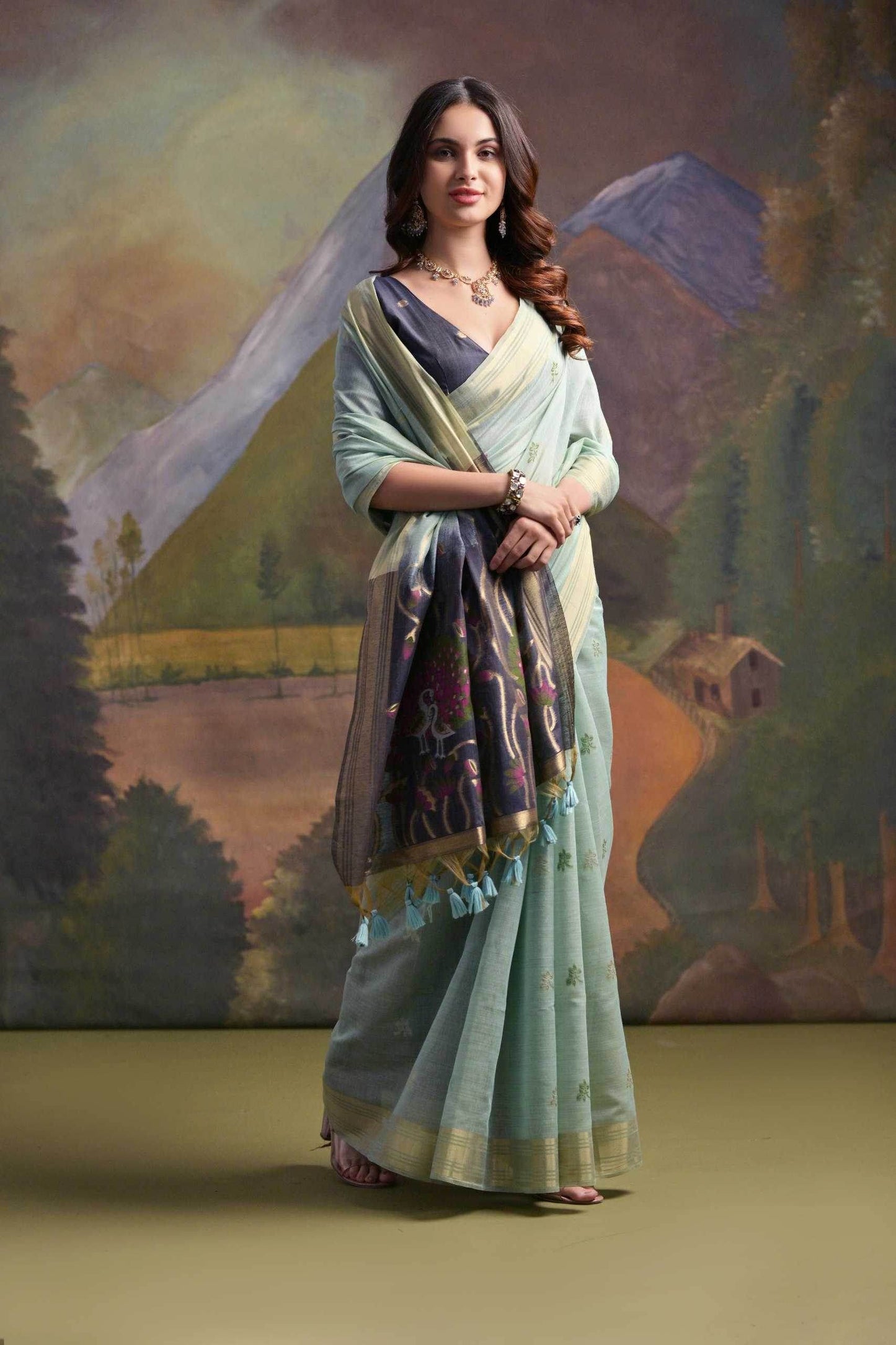 Muga Silk Traditional Sarees - MYLUXURY LANE ENTERPRISE