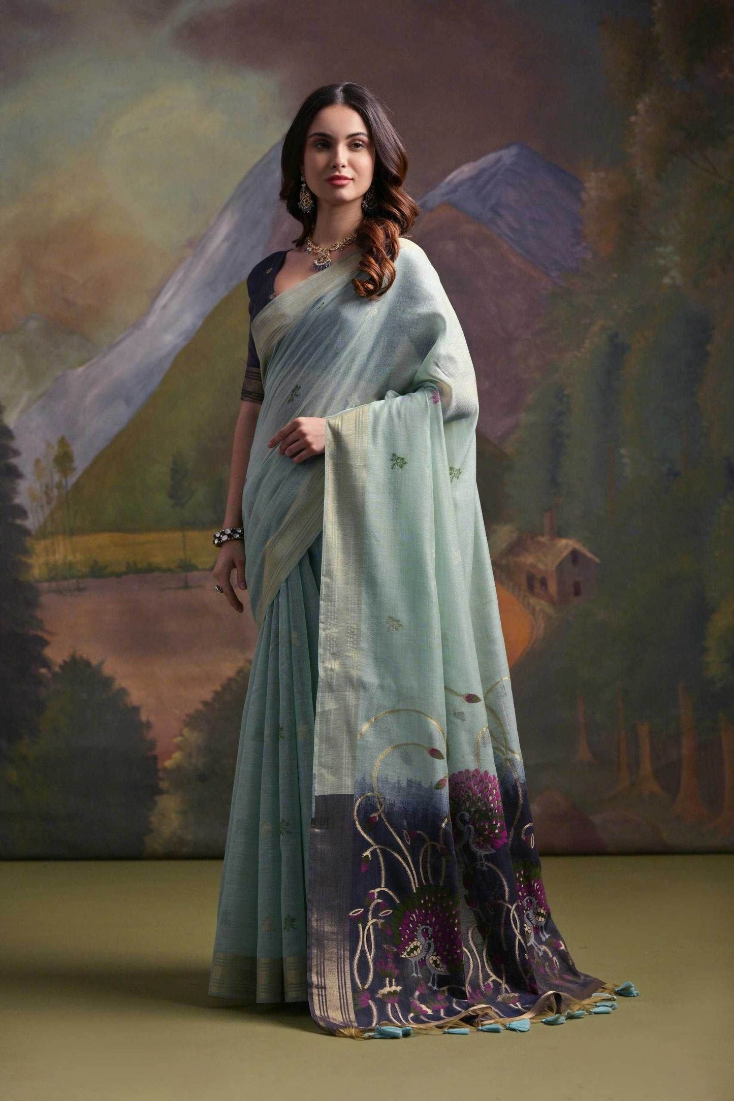 Muga Silk Traditional Sarees - MYLUXURY LANE ENTERPRISE