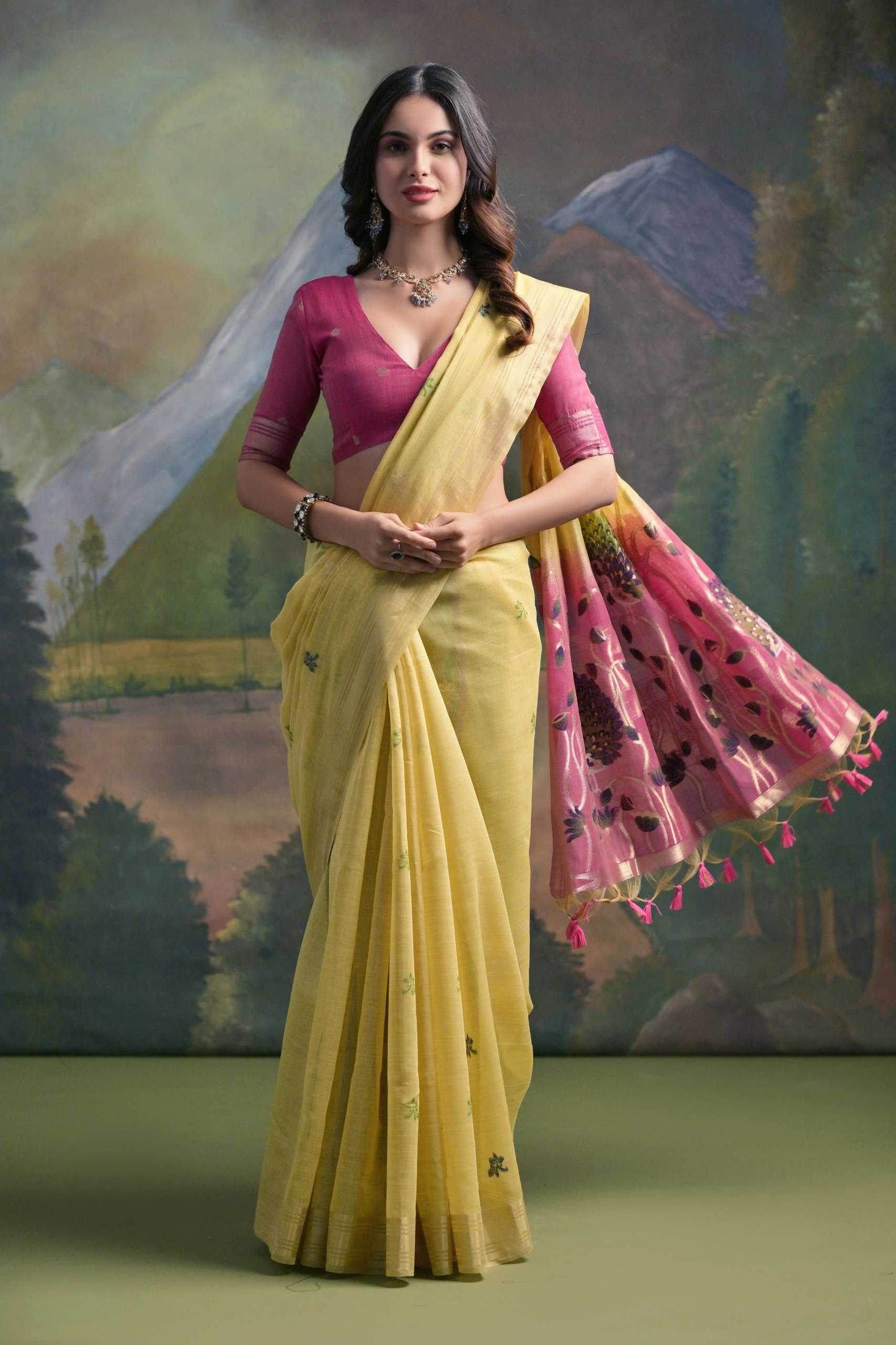 Muga Silk Traditional Sarees - MYLUXURY LANE ENTERPRISE