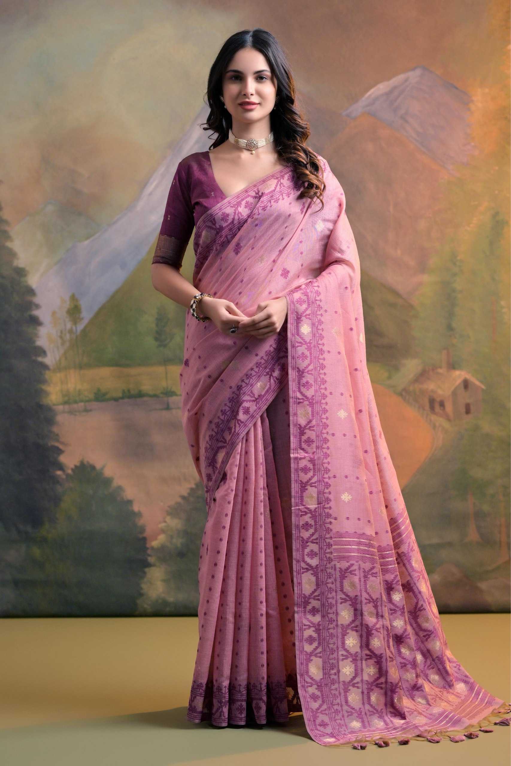 Muga Silk  Cotton Sarees