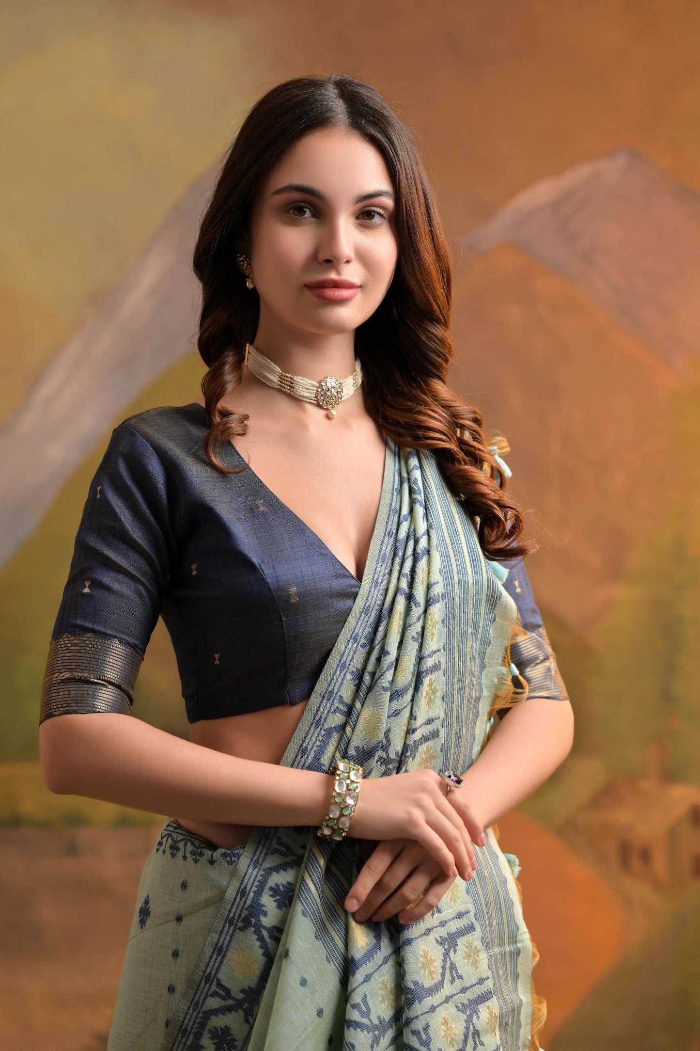 Muga Silk Cotton Sarees - MYLUXURY LANE ENTERPRISE