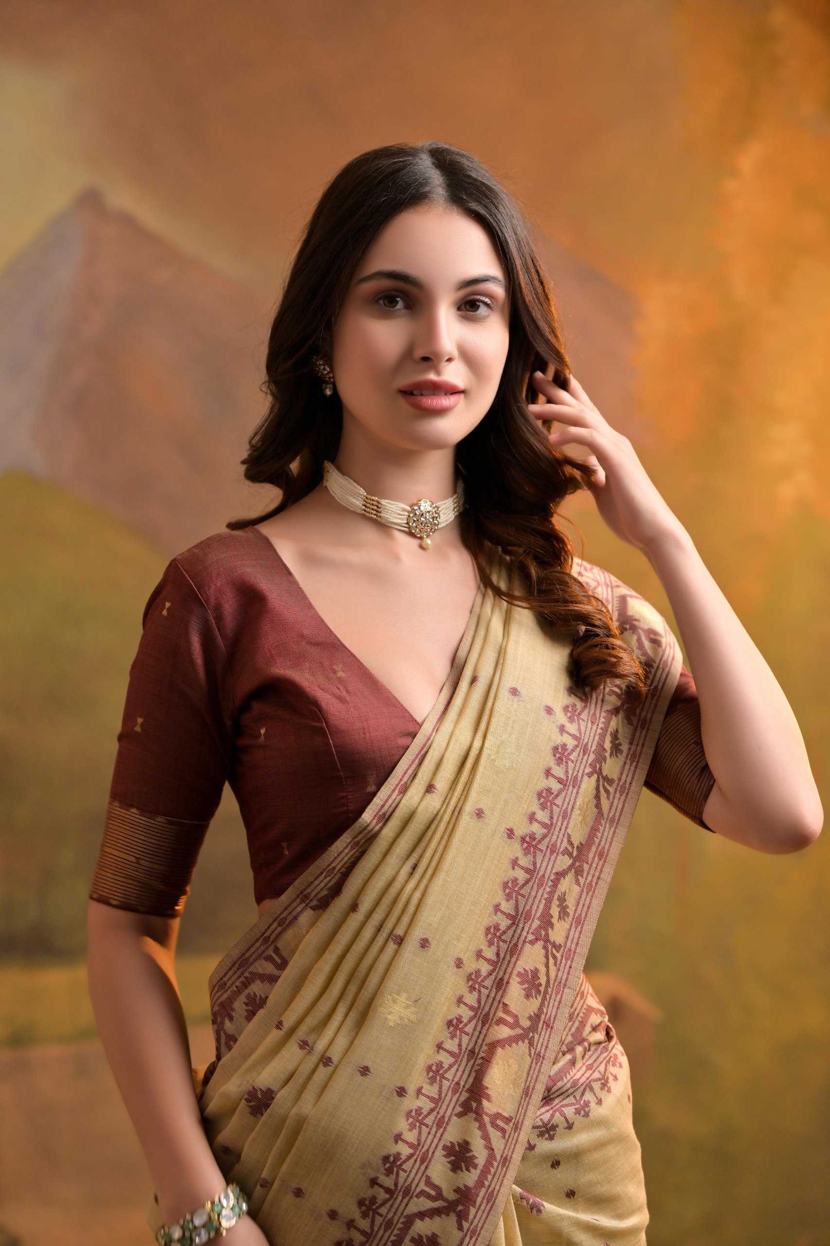 Muga Silk  Cotton Sarees