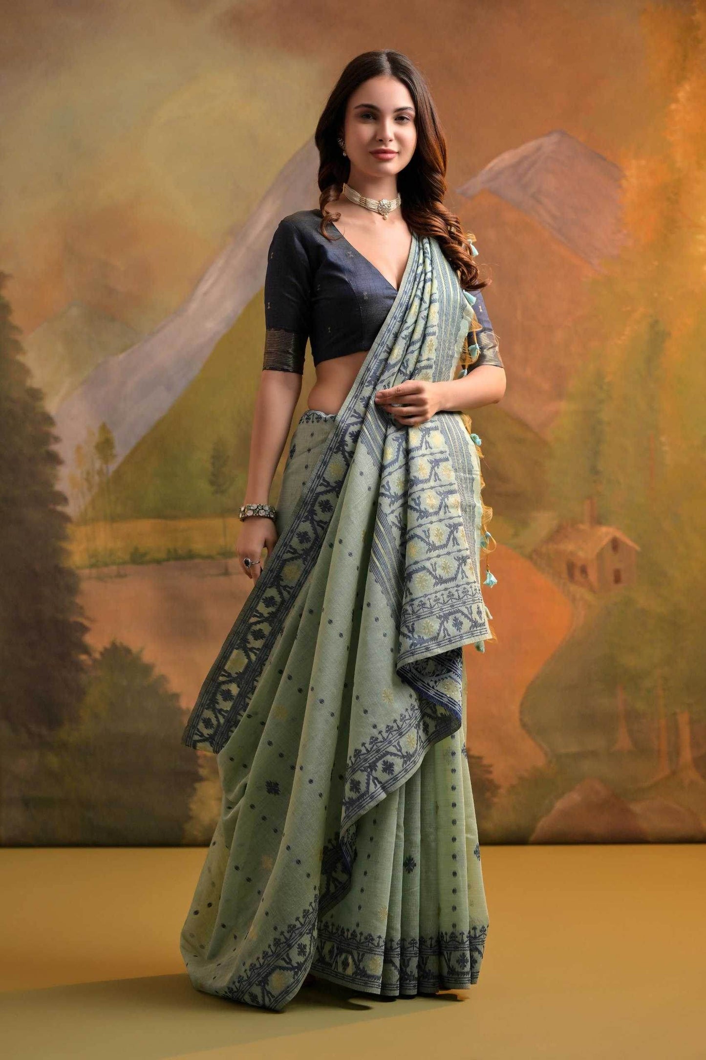 Muga Silk Cotton Sarees - MYLUXURY LANE ENTERPRISE