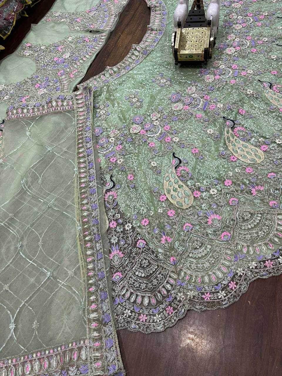 Soft Net Sequins With Cancan Lehenga For Elegant Occasions - MYLUXURY LANE ENTERPRISE